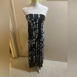Maxi skirt tie dyed